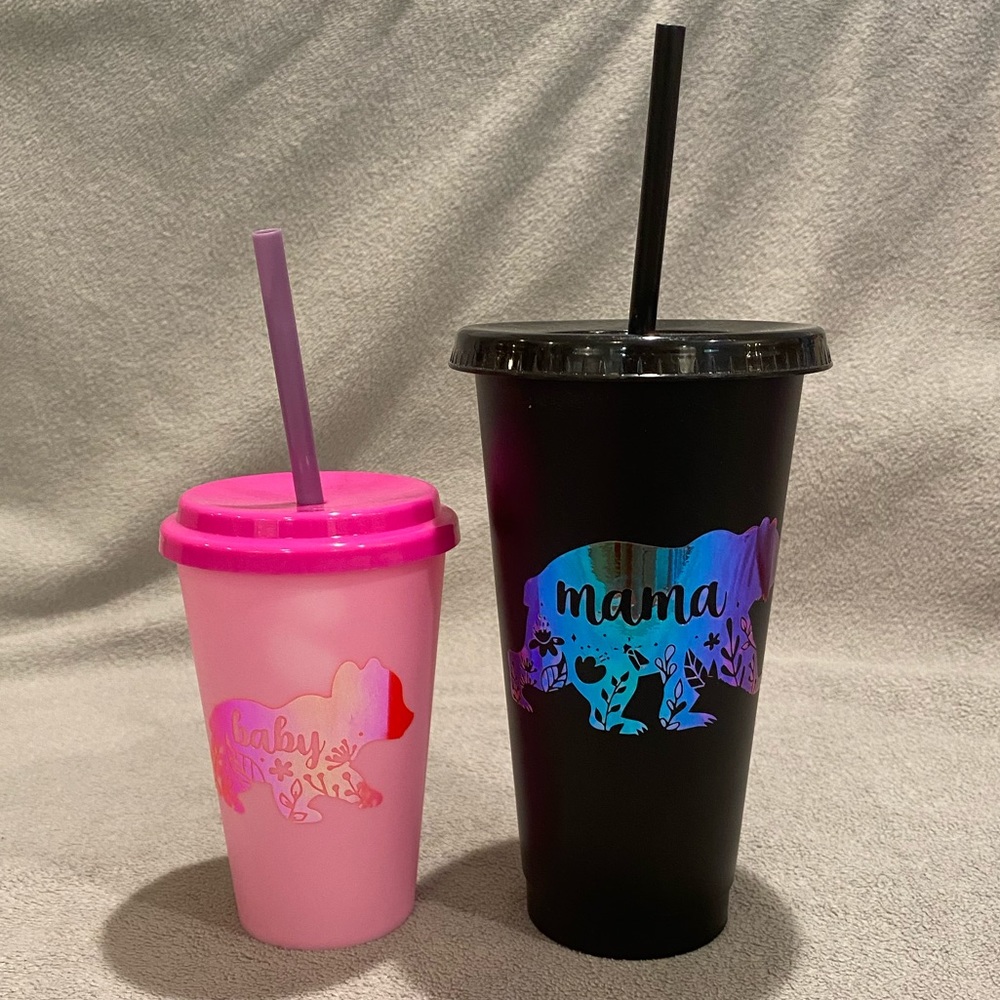 Mama bear / Baby bear tumblers
